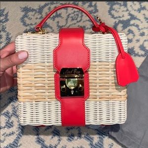 Mark Cross Harley Rattan Bag